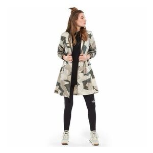 The North Face Women's Long Bomber Utility Jacket in Camouflage Print